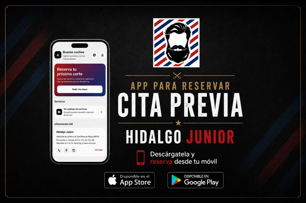 Promotional app mockup for Hidalgo Junior bookings — replace /static/img/page-app-download.png.